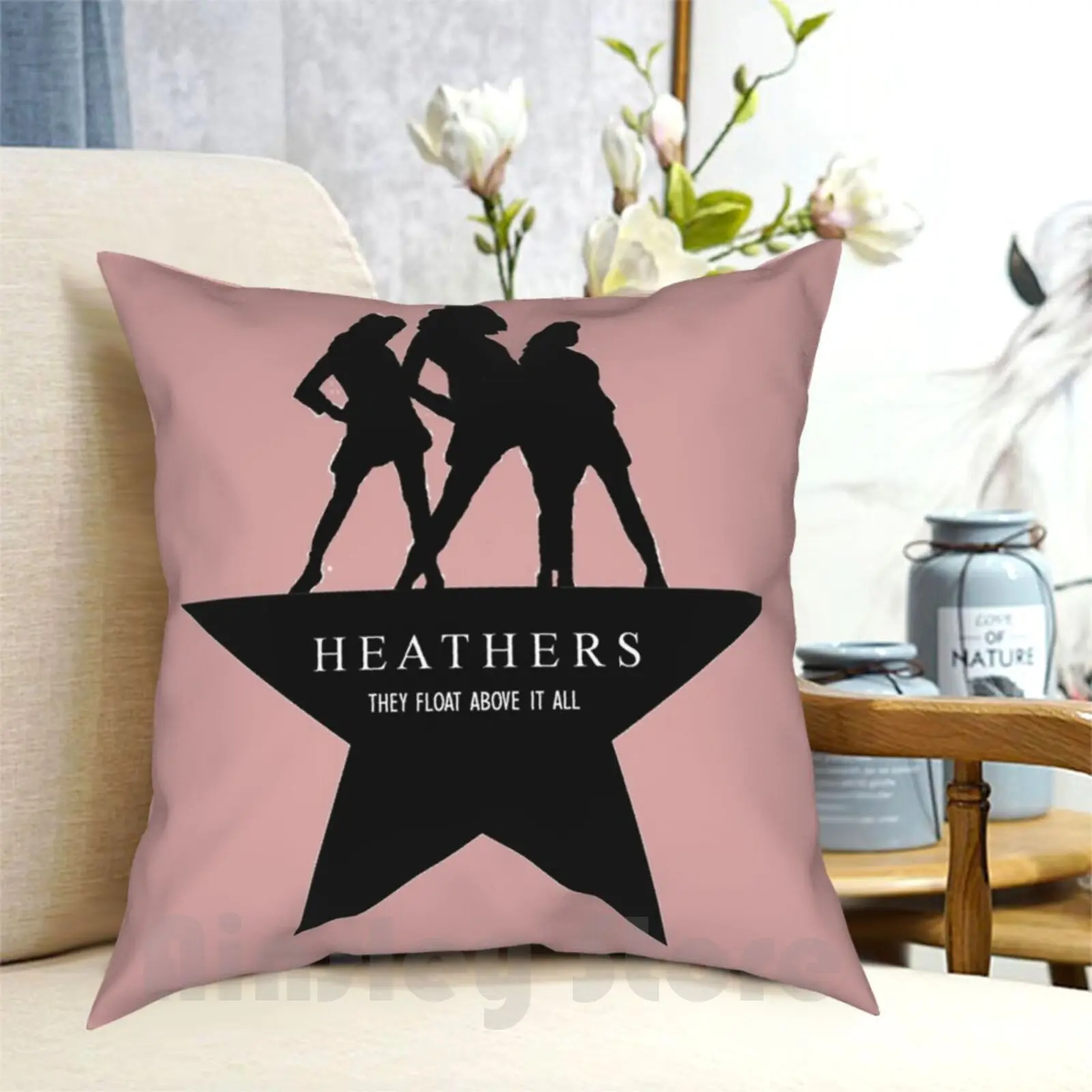 Heather , Heather , & Heather Pillow Case Printed Home Soft DIY Pillow cover Heathers Movie Musical Broadway Theatre