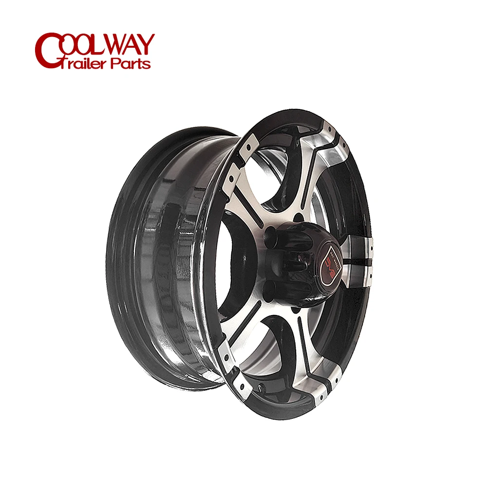 15 Inch X 6J Alium Trailer Rim 5 - 114.3 Car Bolt Pattern Capacity 1030KG ET0 Caravan Boat RV Parts Accessories