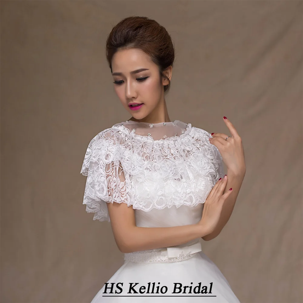 Lace Bridal Jacket Summer Women Wedding Boleros