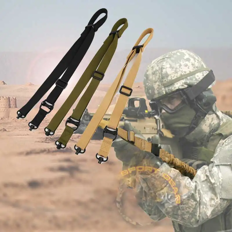 Tactical MS3 MS4 Gun Sling Belt Rope QD Rotary Plug 2 Single Point Safety Lanyard Adapter Military Rifle Gun Sling