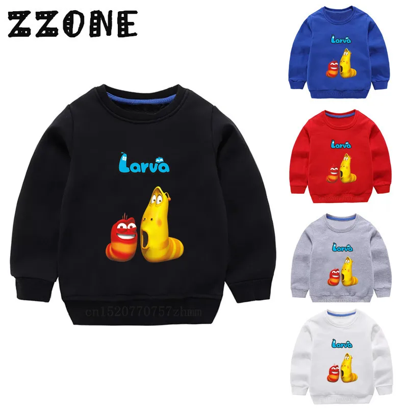 

Children's Hoodies Kids Korea Hilarious Insect Larva Funny Sweatshirts Baby Pullover Tops Girls Boys Autumn Clothes,KYT5213