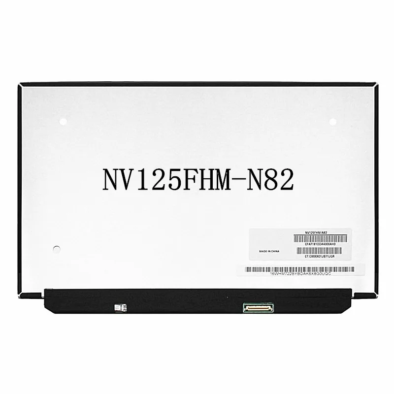 

12.5"Laptop NV125FHM-N82 display matrix For Xiaomi Mi Notebook Air LCD screen IPS FHD 1920*1080 eDP 30pins panel replacement