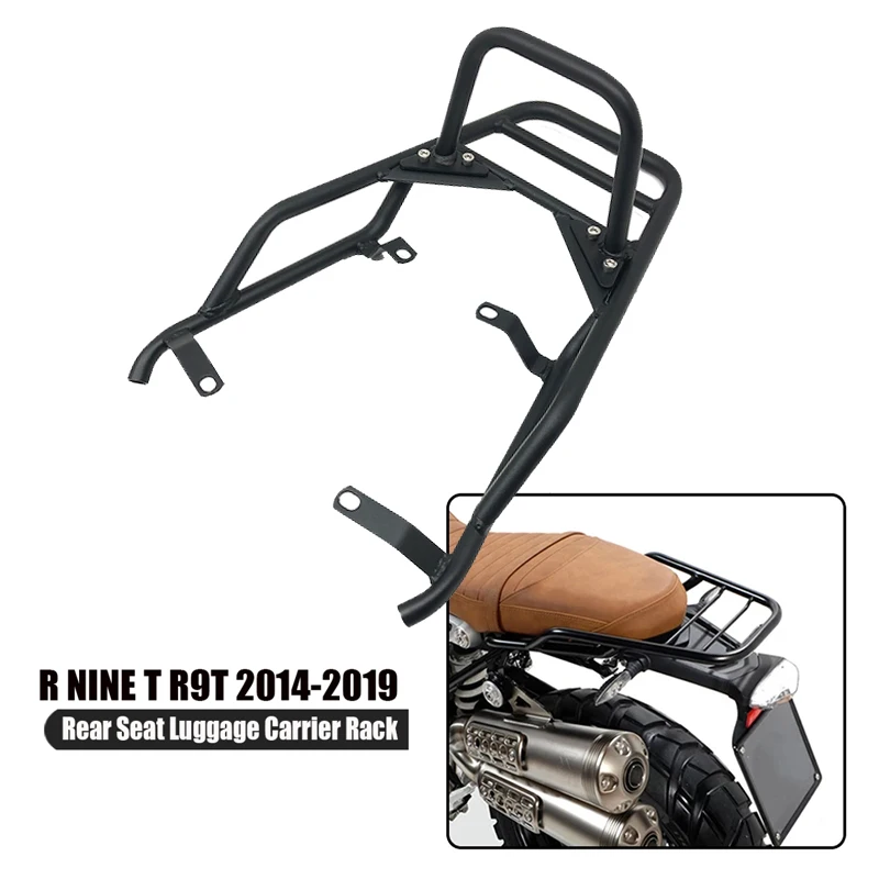 

For BMW R NINE T R NINET R9T Pure Racer Scrambler 2014-2018 2019 2020 Motorcycle Rear Seat Luggage Carrier Rack with Handle Grip