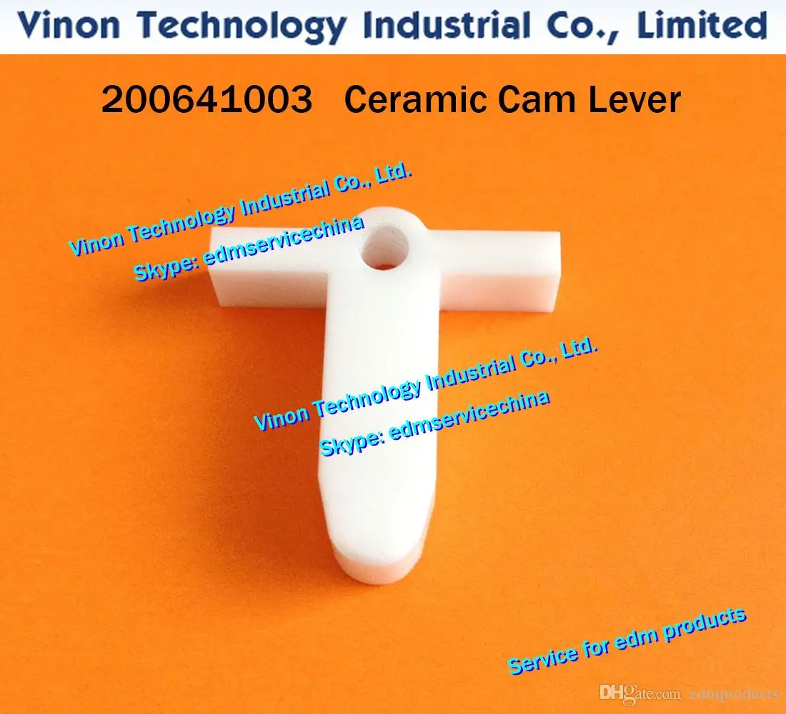 (1pc) 200641003 edm Ceramic Cam Lever C676 for ROBOFIL 2030,4030,6030 Cam lever ceramic 200.641.003 CHARMILLES CNC WIRE CUT PART
