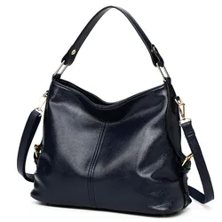 Shoulder Bags for Women Leather Handbags Designer Vintage Retro Tote E25