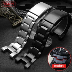 Stainless Steel Watchband for Casio G-Shock Watch Band GST-210 GST-W300 GST-400G GST-B100 S100D/S110D/W110 Metal Strap Bracelet