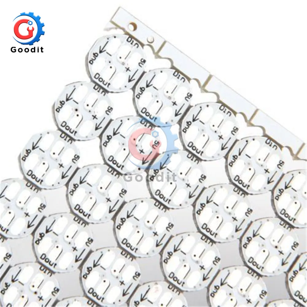 10PCS/Lot DC 5V 3MM X 10MM WS2812B SMD RGB LED Mini PCB Board 5050 Chip Built-in IC-WS2812 Top Quality Full Color Soft Lights