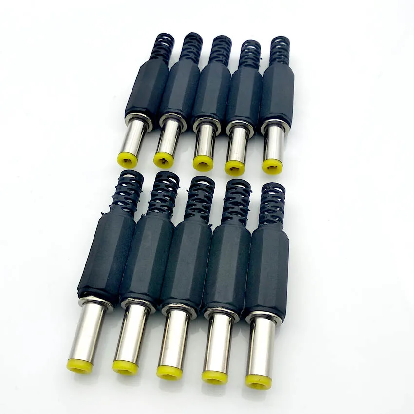 

5-10pcs 5pcs Male DC Power Plug 5.5*2.1MM 5.5*2.5MM 30V 1A Electric Connectors Male Mount Jack Plug Wire Terminals Adapter