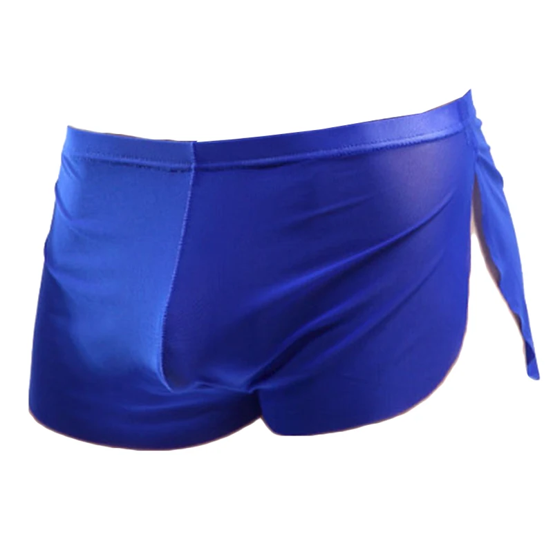 Slip Sexy Underwear Transparent Breathable Ultra Thin for Family Sexy Boxershorts Men Low Rise Loose Panties Summer Underpants