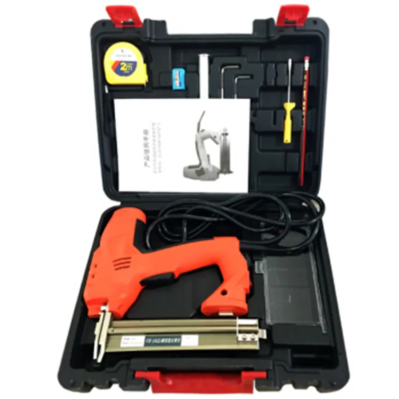 2 in 1 Electric Nailer and Stapler Furniture Staple Gun for Frame with Staples & Nails Carpentry Woodworking Tools