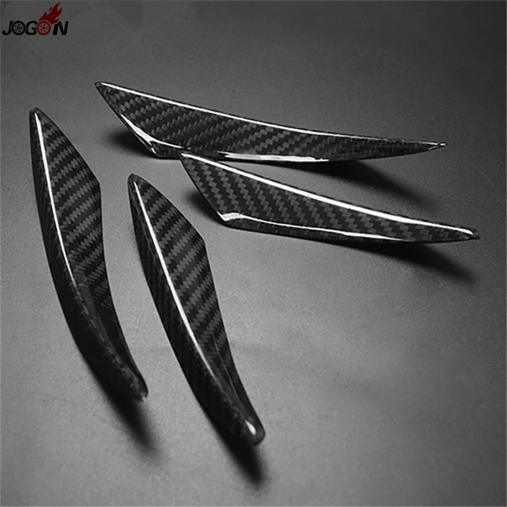 Carbon Fiber Front Body Trim Bumper Lip Spoiler For Toyota Yaris Vios Prius Corolla Premio Avensis Camry Mirai Avalon Allion 86