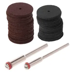 36 pces dremel acessórios 24mm discos de corte abrasivo cortar rodas disco para dremel ferramentas rotativas metal elétrico ferramenta de corte de madeira