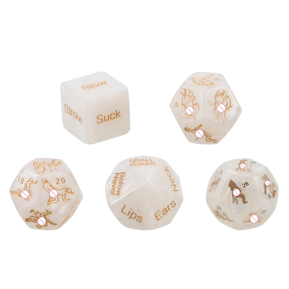 OLO 5 Pcs/Set Sex Dice Love Sexy Posture Humour Gambling Sex Erotic Products Adult Sex Toys Sex Toys for Couple