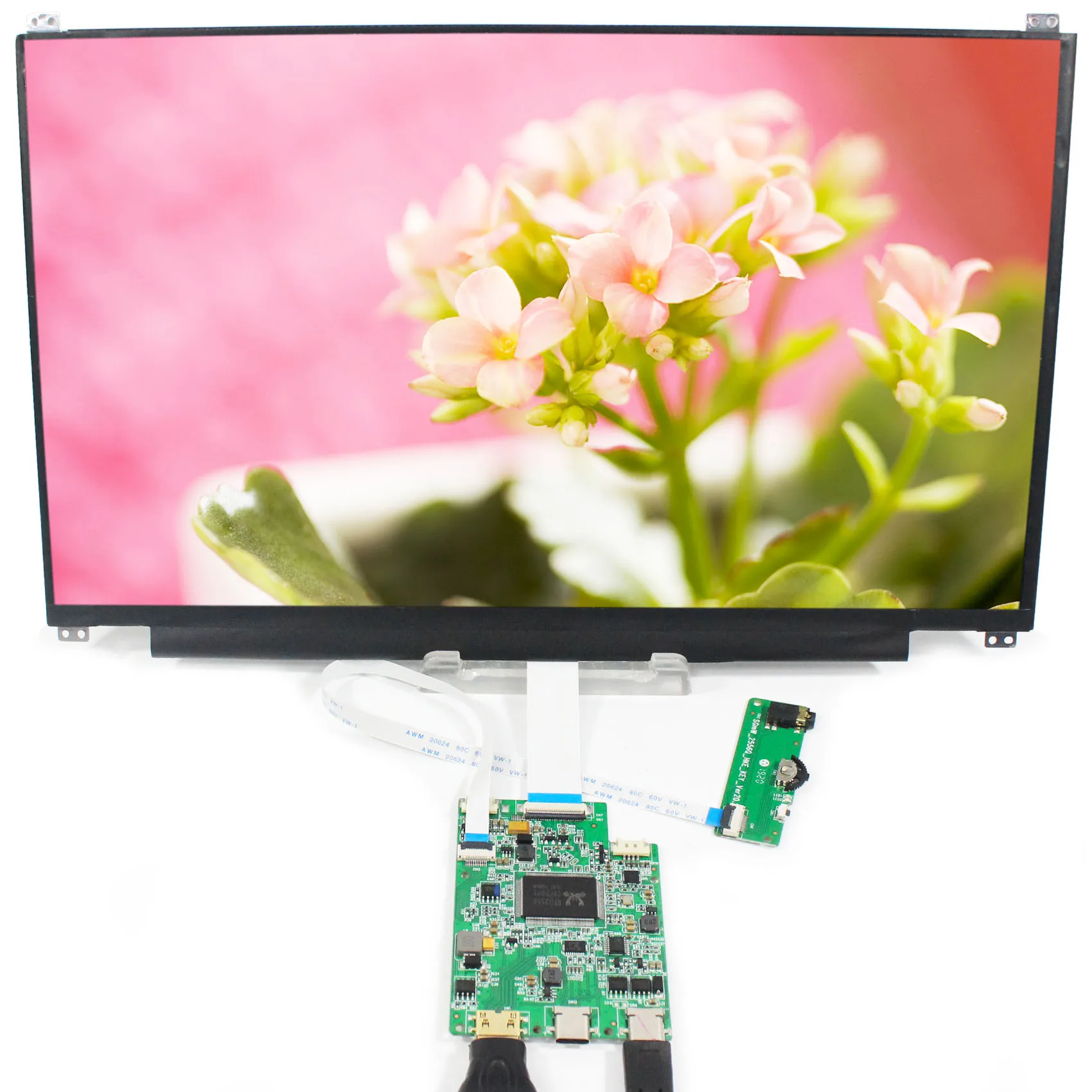 13.3inch N133HSE 1920×1080 LCD Screen IPS Laptop Display Panel with HD MI TYPE-C LCD Controller Board