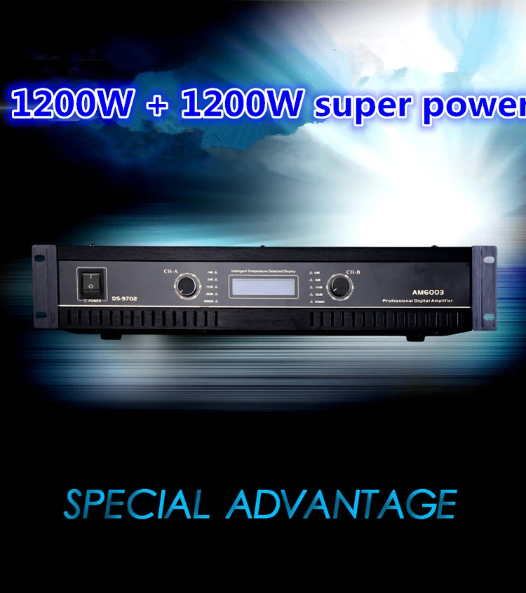 

Latest High-power outdoor performance professional stage pure rear stage power amplifier 1200W +1200W rear stage power amplifier