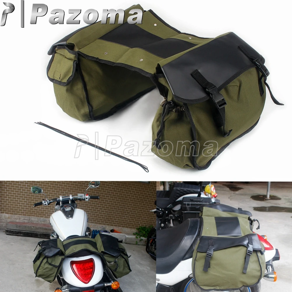 

Motorcycle Rear Large Capacity Saddlebag Tool Bags Stroage Bag For Harley Sportster Honda Shadow 750 CTX Suzuki DR 650 Kawasaki