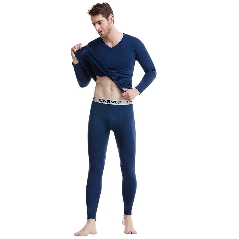 Fanceey Winter Mens Thermal Long Johns Men Thermal Underwear Compression Sets Keep Warm for Russian Canada and European Women