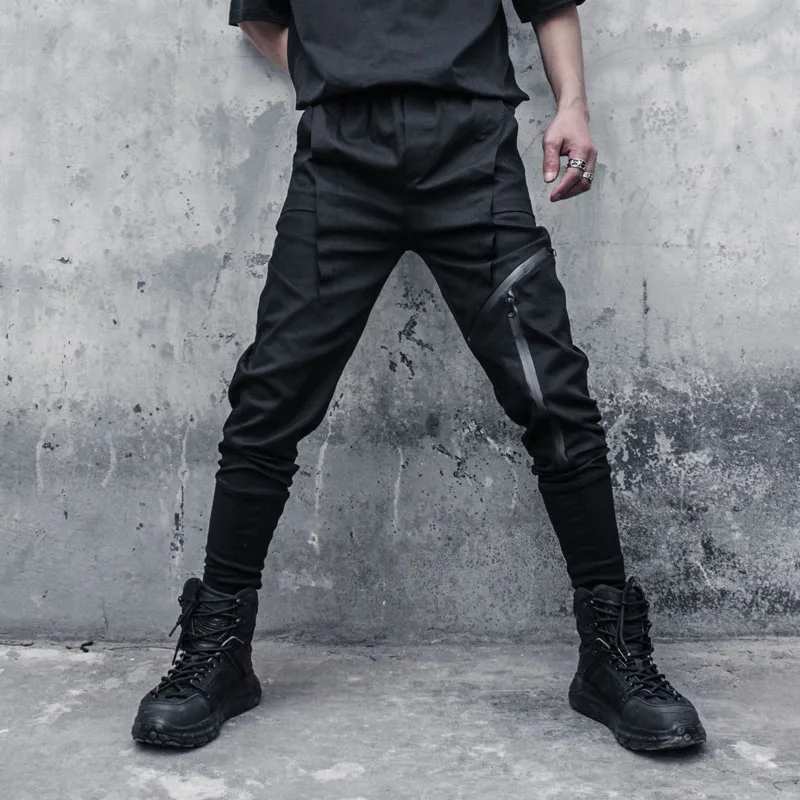 2021 men function leisure beam foot DaJiao trousers haroun pants hairstylist