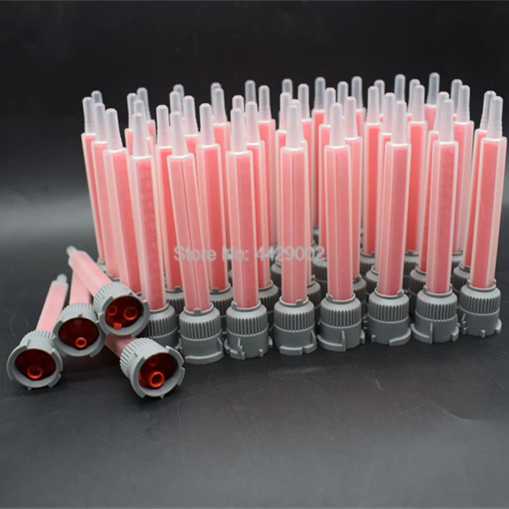 

50pcs AB 10:1 Mix Nozzles Epoxy Mixing Nozzle Static Mixer for Duo-Pak Cartridges