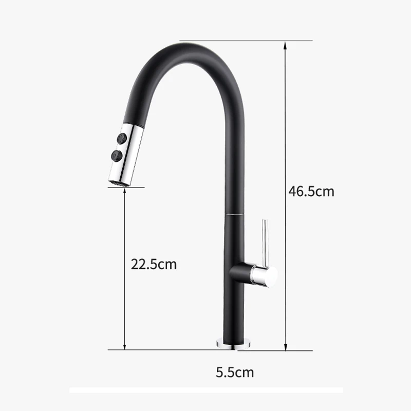 Kitchen Faucets Smart Sensor Pull-Out Hot and Cold Water Switch Mixer Tap Smart Touch Spray Tap Kitchen Convenient Sink Faucets