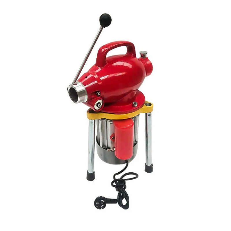 220V Fully Automatic Pipe Dredging Machine Profession Portable Sewer Dredge Electric Toilet Dredge Tool Aluminum Alloy Body 370W