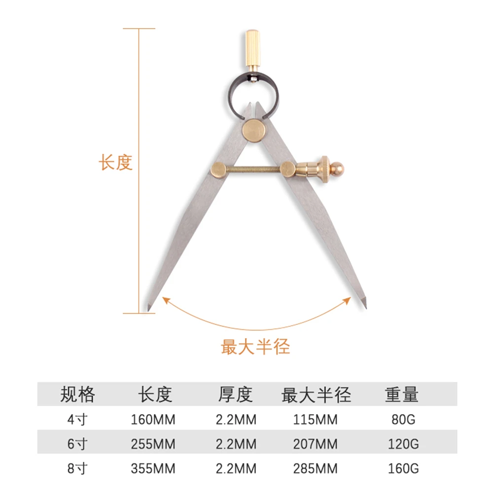 Spring Industrial Line Gauge Tool Leather Drawing Gauge Carpentry Spacing Gauge Fitter