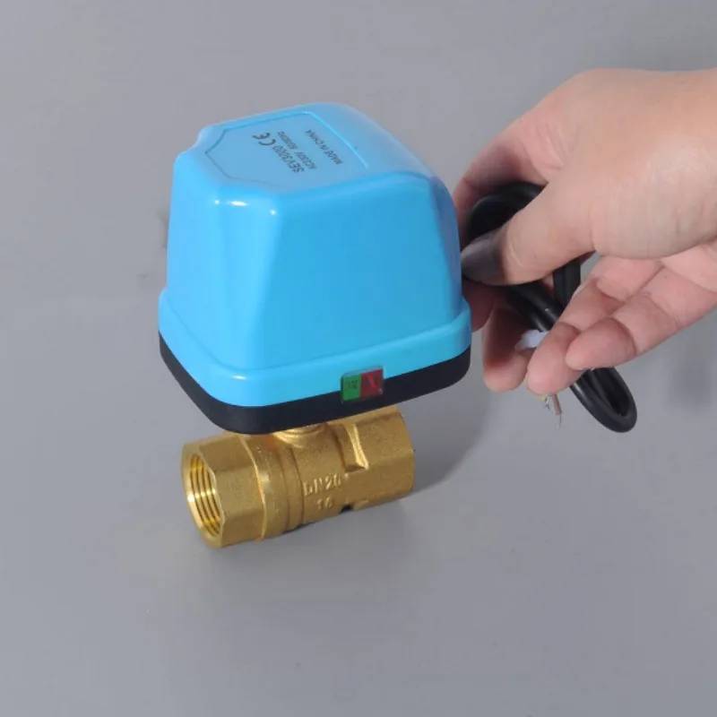 Imagem -02 - Válvula de Esfera Elétrica Válvula de Esfera Motorizada tipo Interruptor Elétrica de Duas Vias Dn15 Dn20 Dn25 Dn32 Dn40
