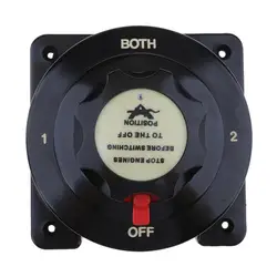 ISURE MARINE Heavy Duty Dual Battery Selector Switch 6-32V 300A Boat/RV/Caravan/Yacht