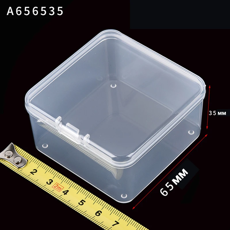 5 CHOICES Plastic Box for Coins, Business Card, ID Card, Desk Tiny sundries Clips,  Beads Craft small Accessories