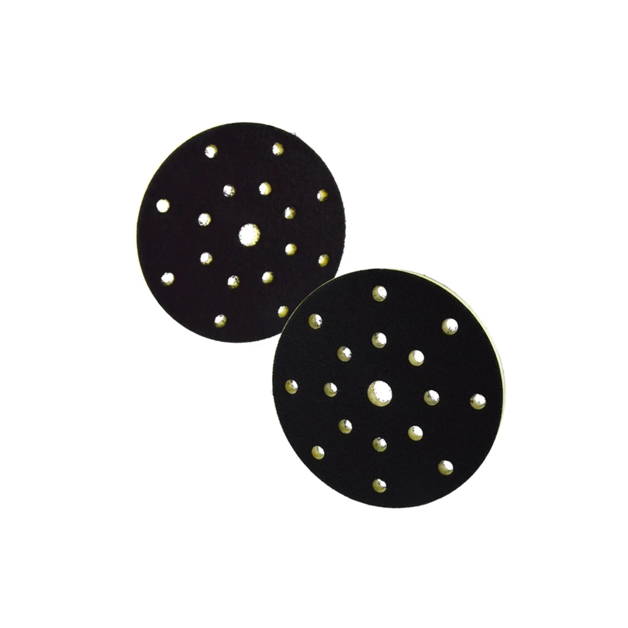 6 inch 150mm 17-Hole PU Foam High Density Hard Hook & Loop Surface Protection Interface Buffer Backing Pad