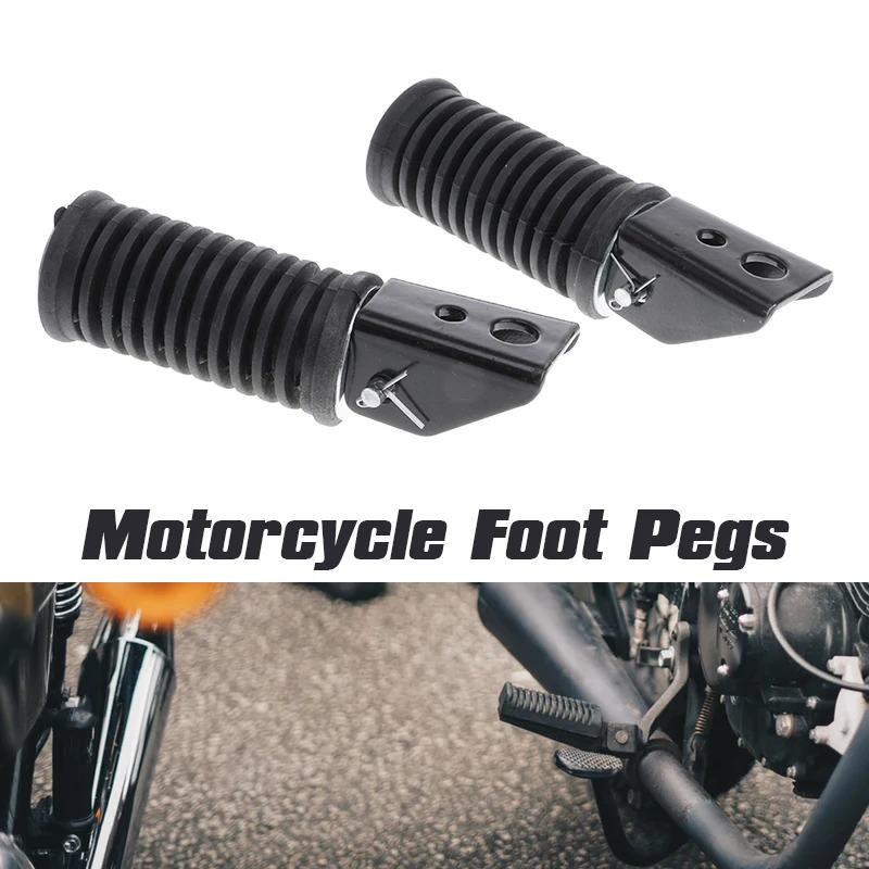 1 Pair Motorcycle Foot Rests Foot Pegs Fashion Style Foot Peg Pedals 4.7