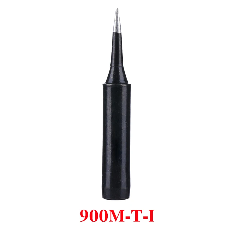 5 Buah/Set Ujung Besi Solder Bebas Timah 900M-T-K/I/4C/B/2,4 D Kepala Las Tembaga Murni Alat Stasiun Solder BGA