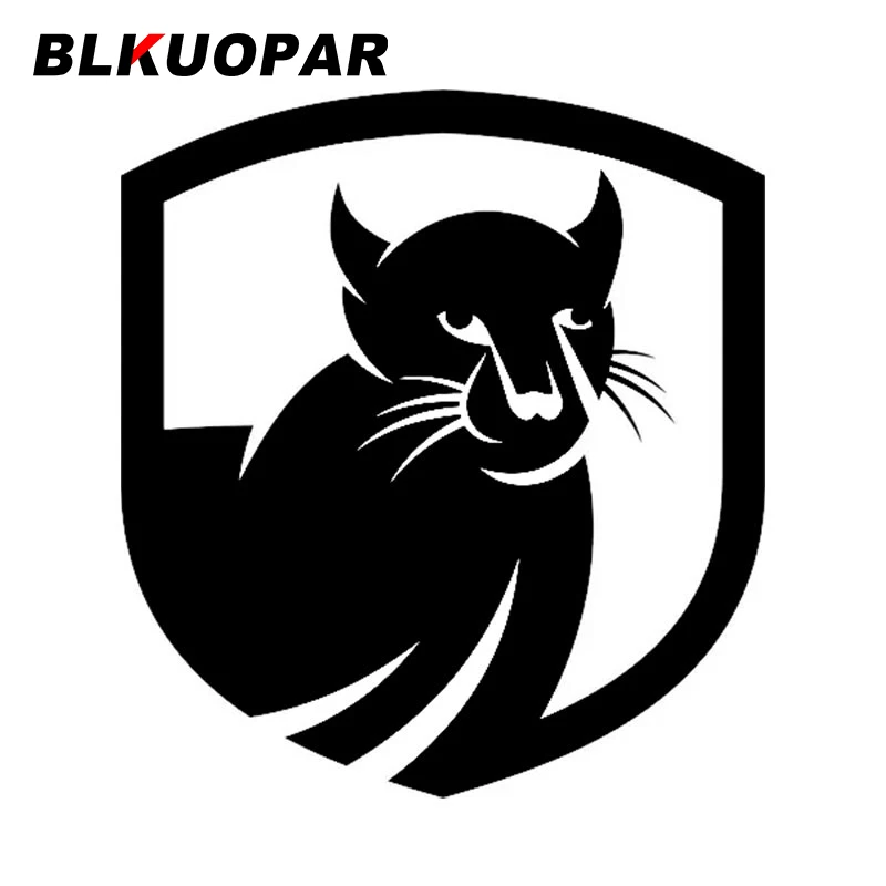 BLKUOPAR Leopard Logo Car Sticker Personality Occlusion Scratch Decal Creative Windshield Motorcycle Surfboard Car Accessories