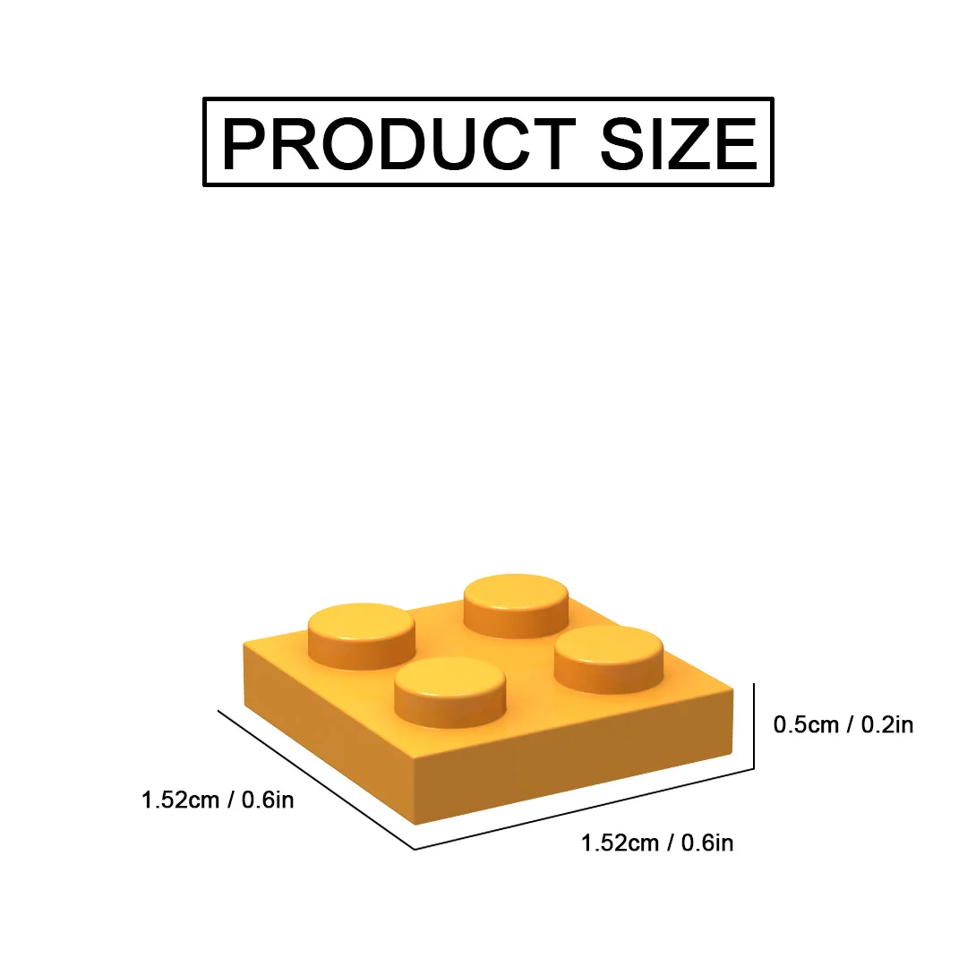 20Pcs Diy Bouwstenen Dunne Cijfers Bricks 2X2 Educatief Creatieve Maat Bricks Bulk Model Kinderen Plastic Speelgoed voor Kind