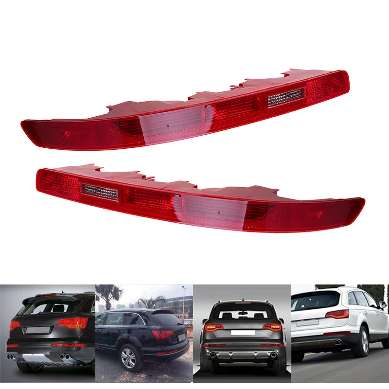 

Right Left Side European Version Rear Bumper Tail light Reflector Red Lens Lamp For Q7 2007-2016 Replace Part NO. 4L0 945 095 A