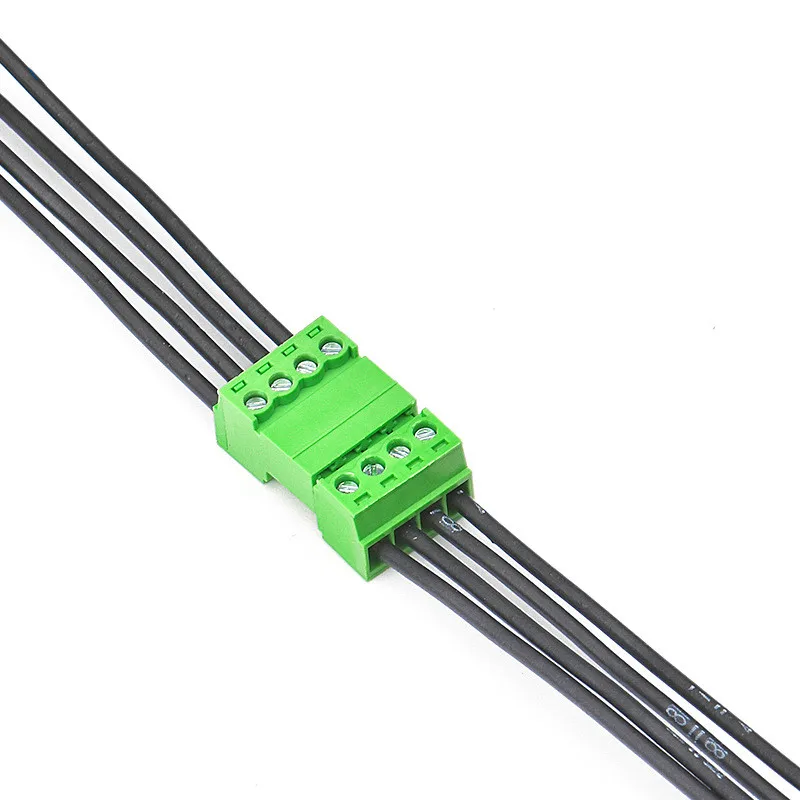 10sets Aerial butt welding type 15EDGRK-3.81mm plug-in type 2edg type green terminal block 2EDGRK for Connector row