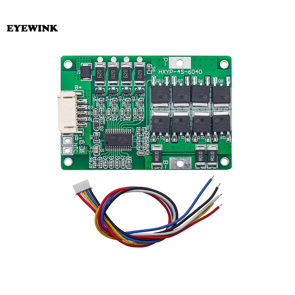 4S 14.8V 18650 LifePo4 Lithium Iron Phosphate Battery Protection Board Banlance BMS Anti-overcharge over discharge 20A current