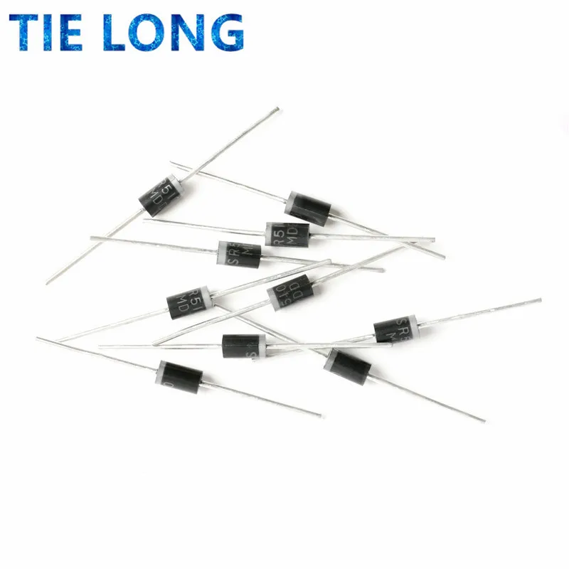 20PCS SR3100 SR560 SR540 SR5200 SR5100 SR3200 Schottky Diode DO-27 SB5100 SB560 SB540 SB3100 3A 5A 40V 60V 1000V 2000V DIP Diode