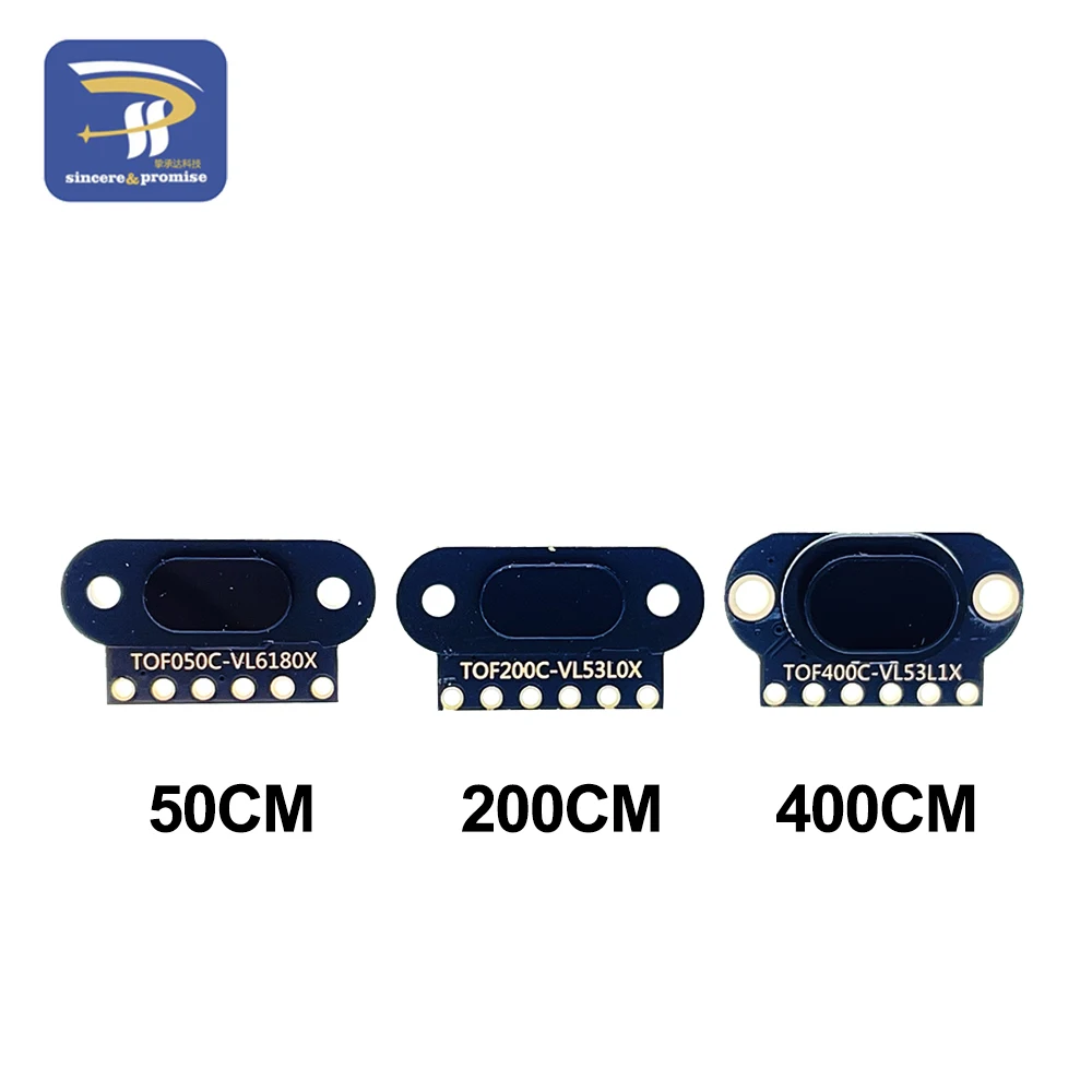 VL6180/VL53L0X/VL53L1X Time of Flight (ToF) Laser Ranging Sensor Module TOF050C TOF200C TOF400C 50CM/2M/4M IIC For Arduino STM32