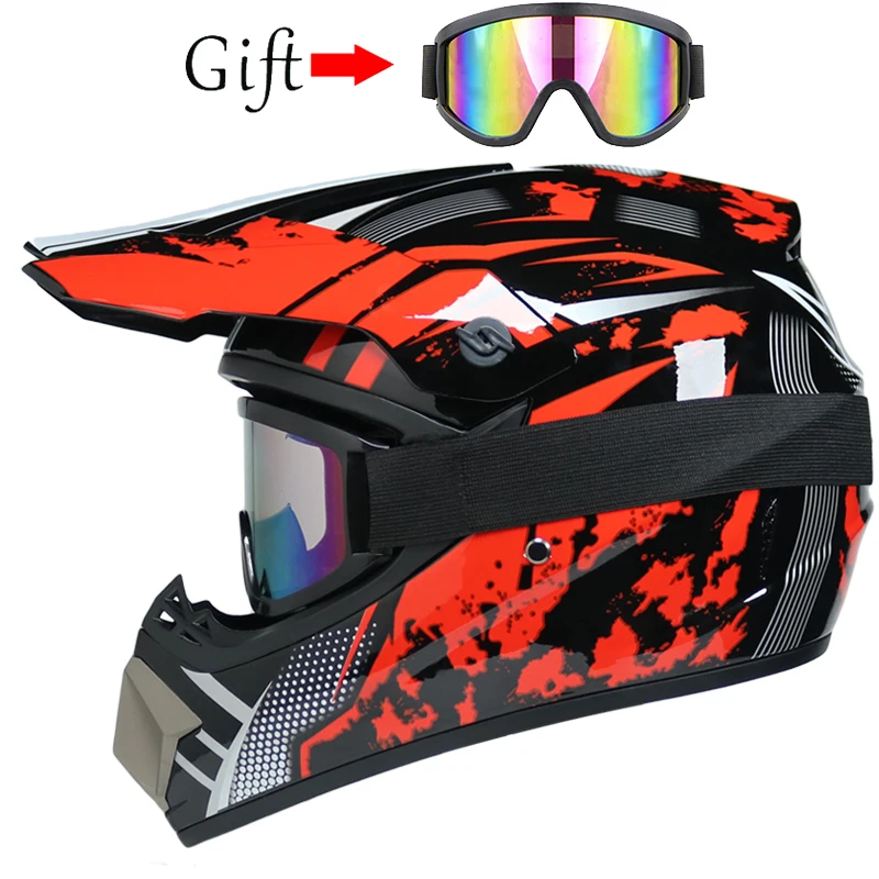 Motorhelm Kinderen Off-Road Helm Bike Downhill Am Dh Cross Helm Capacete Motocross Casco