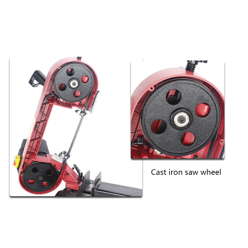 

GFW4013 Household Portable Manual Metal Cutting Machine 5 Inch 220V/550W Electric Band Saw Machine Band Saw