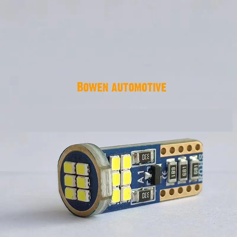 LD 2X Automobile LED side marker lamp 18smd 2016 lamp bead T10 w5w running lamp reading lamp license plate lamp