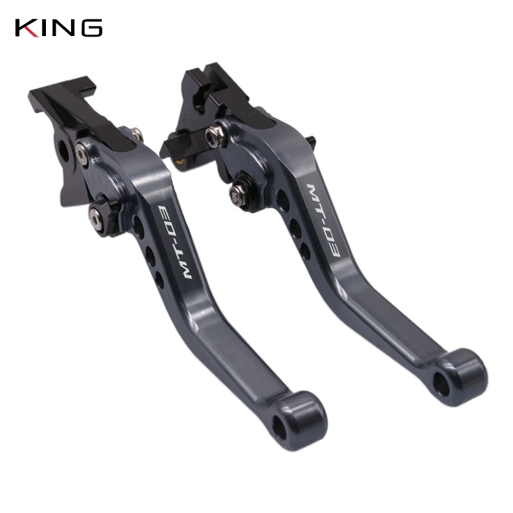 Fit MT03 2005-2011 Clutch Levers For MT 03 MT-03 Motorcycle Accessories short Brake Levers