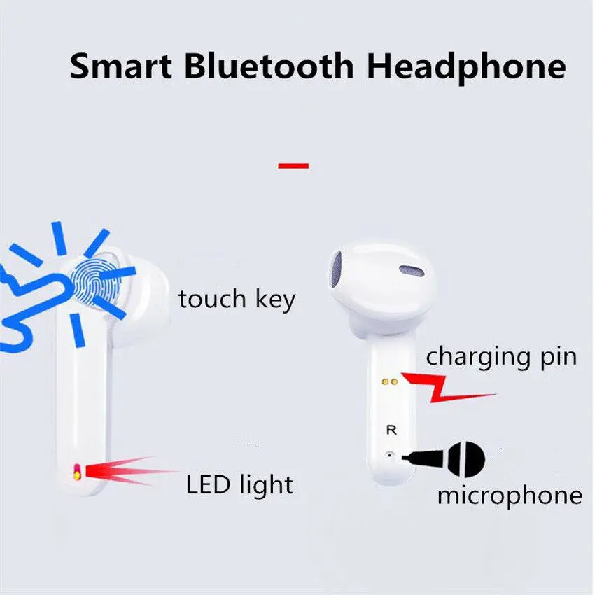 Bluetooth 5,0 наушники BE36 с сенсорным управлением, Автоматическое Сопряжение, портативная гарнитура TWS