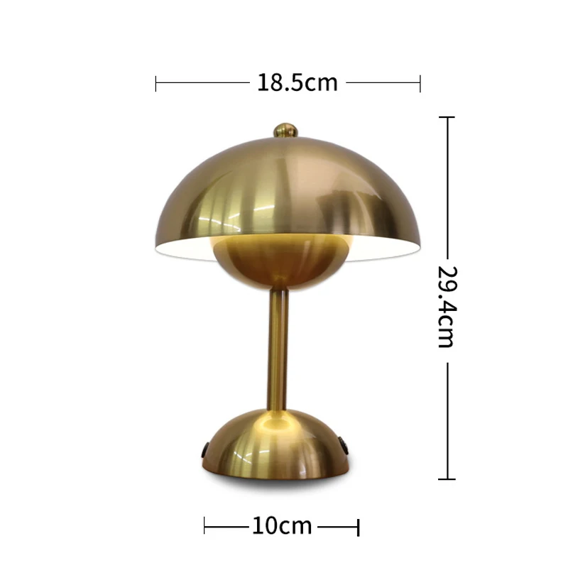 Imagem -06 - Dinamarca Cogumelo Lâmpada de Mesa Sala Estar Arte Decoração Suporte Lâmpadas sem Fio Luz para o Quarto Lâmpada Cabeceira Estudo Cogumelo