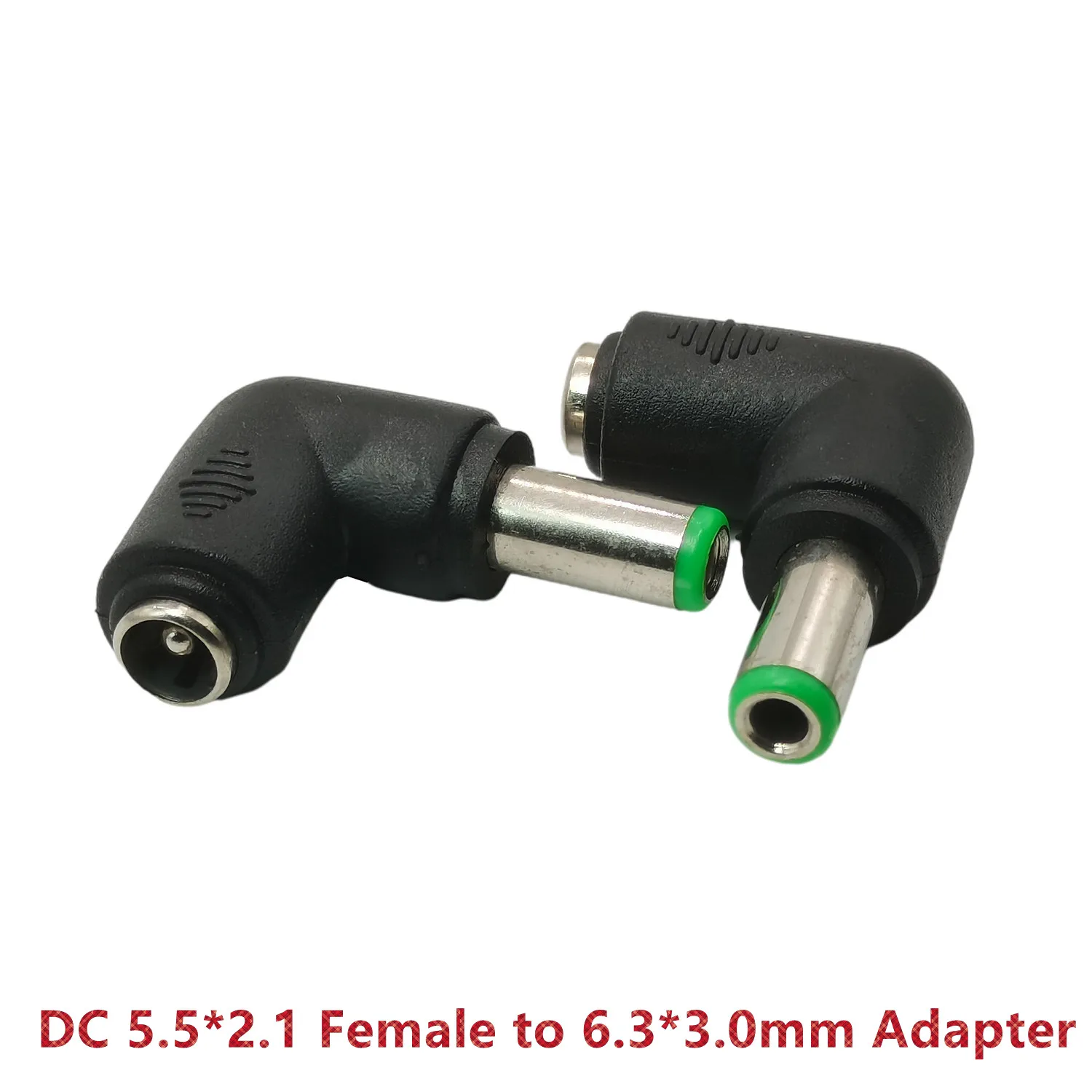 DC 5.5x2.1mm Female to 6.3x3.0mm Connector, 5.5mm x 2.1mm to 6.3mm x 3.0mm Adapter 5-pack