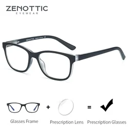 ZENOTTIC Children Prescription Progressive Computer Glasses for Girls Boys Blue Light Blocking Photochromatic Myopia Eyeglasses