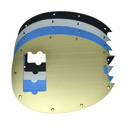 Dopro Anodized Aluminium Bass Pickguard Scratch Plate Fits Music Man 4 String Classic StingRay Bass