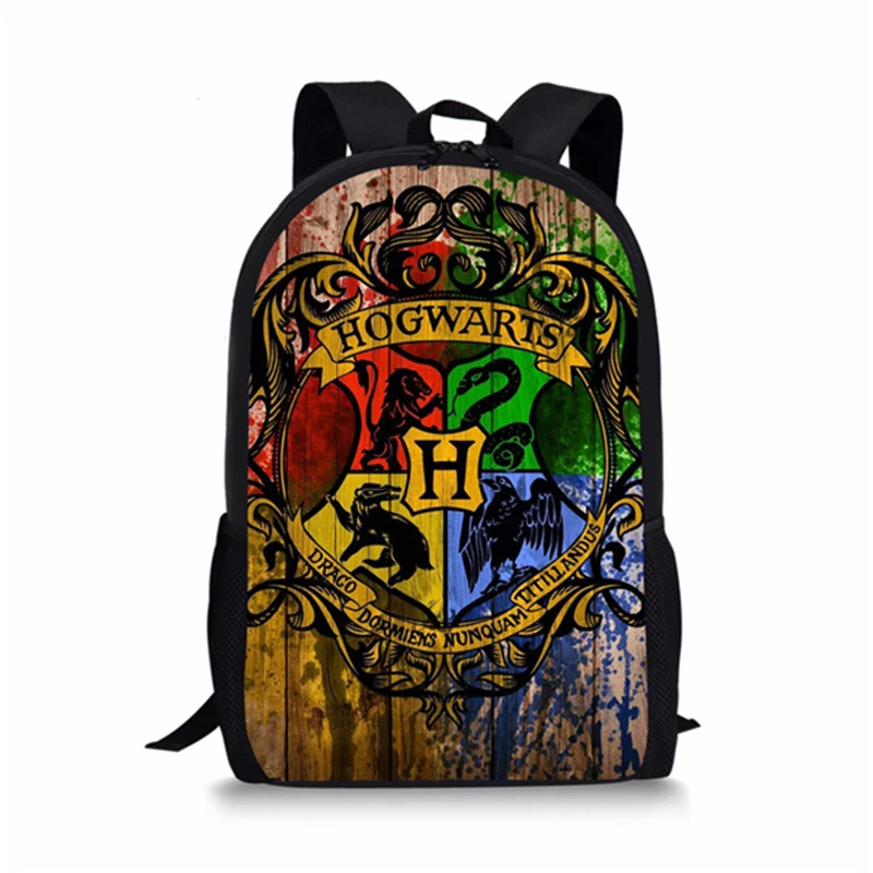 

Brand Design Student Backpacks Cartoon Magic School Print School Backpack For Teenager Boys Girls School Bags Children Schoolbag