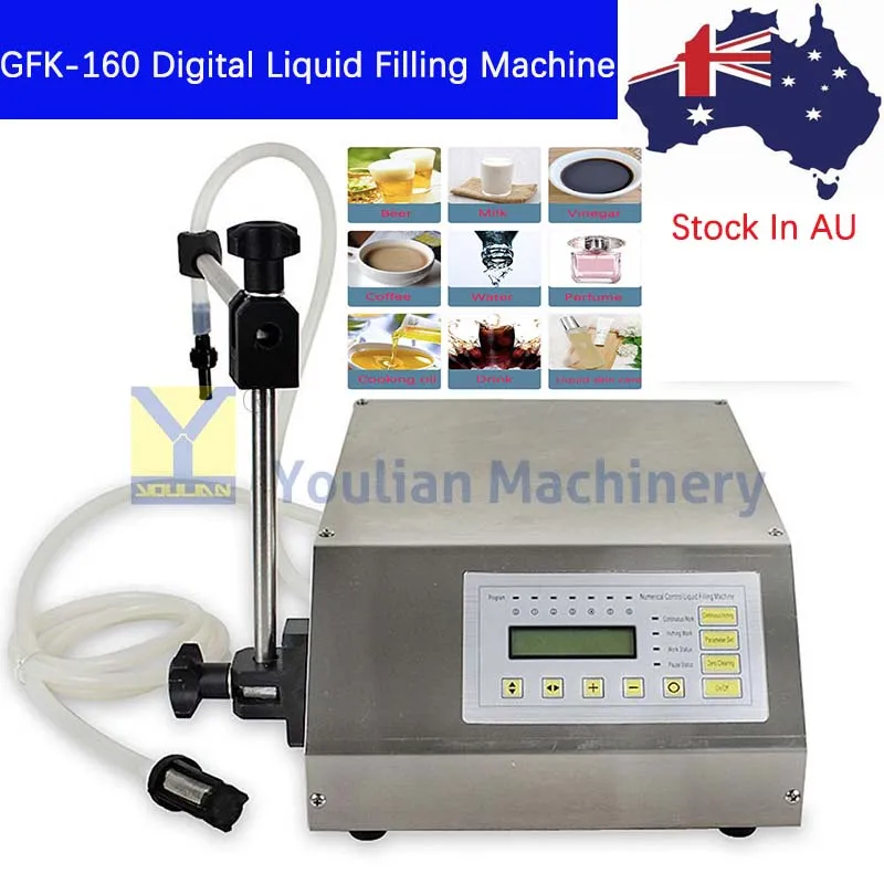 

GFK-160 Digital Display Liquid Filling Machine CNC Beverage Countable Automatic Filling Machine